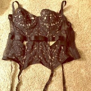 Black Lacey corset